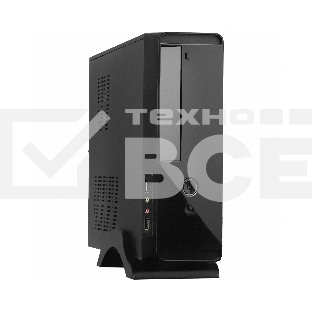 Компьютерный корпус Exegate EX268701RUS MiniITX Exegate MI-209 Black, miniITX/mATX, <M450, 80mm>, 2*USB, Audio