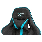 Кресло игровое A4Tech X7 GG-1200 черный/голубой искусственная кожа крестовина пластик, фото20