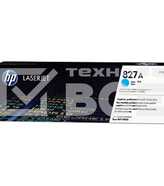Тонер Картридж HP 827A CF301A голубой для HP CLJ Ent M880