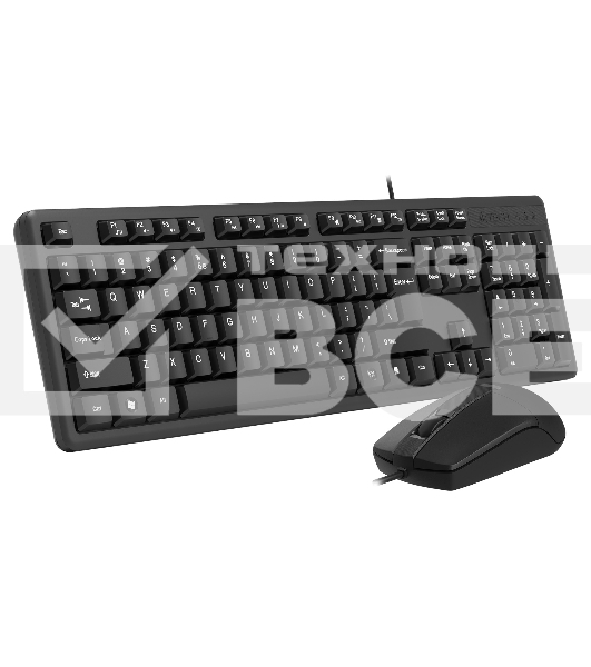 Клавиатура + мышь A4Tech KK-3330 клав:черный мышь:черный USB