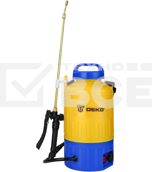 Опрыскиватель Deko DKSP09 аккум. 5л желтый/синий (065-0941)