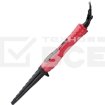 Плойка Galaxy Line GL 4623, красный, конусная, 50 Вт, макс температура 200ºС, диаметр нагревательного элемента 13 мм-25 мм, керамическое покрытие рабочей поверхности, петля для подвешивания, индикатор работы, вращающийся на 360° шнур питания, фото 1