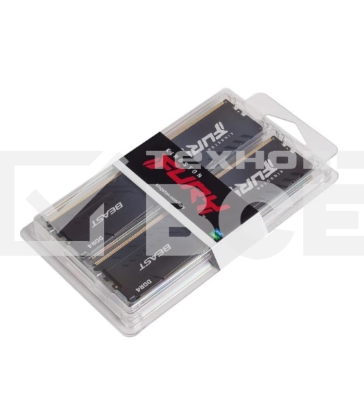 Оперативная память Kingston Fury Beast, DDR4, 64GB (2x32GB), 3200MHz, CL16, чёрный