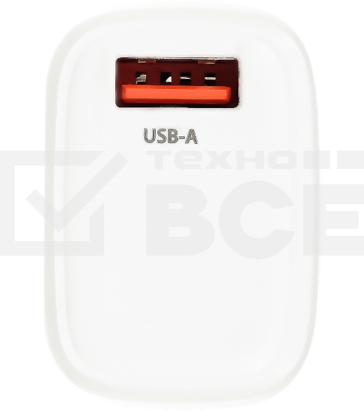 Сетевое зарядное устройство Buro BUWG1 3A QC белый