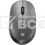 Мышь беспроводная Defender Auris MB-027 серый, 1600 dpi, радиоканал, USB, кнопки - 4, фото 1