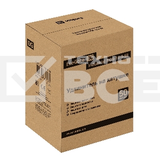 Удлинитель на катушке ExeGate industrial ECS-10-3-50 (4 евророзетки с заземлением, IP20, 50 м, защита от детей, защита от перегрузки, 3х1,0 мм2, 10А/2.3 кВт)