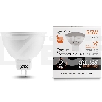 Лампа GAUSS LED Elementary 13516MR16 GU5.3 5.5W 2700К1/10/100, фото2