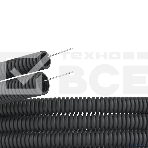 Труба гофрированная ПНД d20мм с протяж. черный (уп.100м) ДКС 71720, фото2