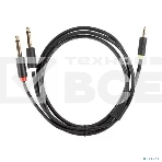 Кабель-адаптер 3.5ST(M)/2X6.35 ST(M), 1.5м, Telecom PRO <TAV6168-1.5M>, фото2