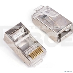 Коннектор 5bites US060A-20 RJ-45, 8P8C, 5E, SHIELDED, 20ШТ, фото 1