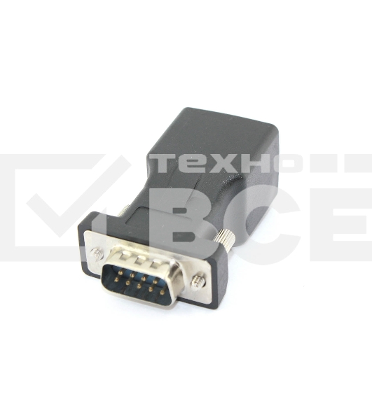 Переходник RJ45  на DB9 9 pin папа