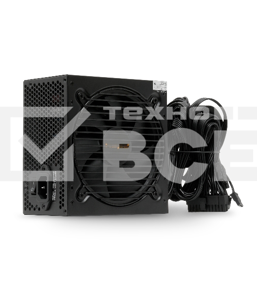 Блок питания HSPD, 600W 80 PLUS  White (ATX, 2.52, Non-modular, 1x24(20+4)pin 500mm, 1xCPU 8(4+4)pin 550mm, 1xPCIe*2 8(6+2)pin 500+150mm, 2xSATA*3 400+150+150mm, 1xMOLEX4pin*3 400+150+150mm , Active, 120x120mm, 150x140x86mm, APFC, OVP, UVP, SCP, OPP, NLO,