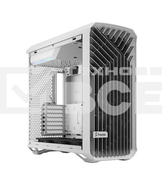 Корпус Fractal Design Torrent White TG Clear Tint / E-ATX, TG, 2x3.5, 4x2.5, 7xPCI, 1xUSB-C, 2xUSB3.0 / 2x180mm, 3x140mm fans inc. / FD-C-TOR1A-03