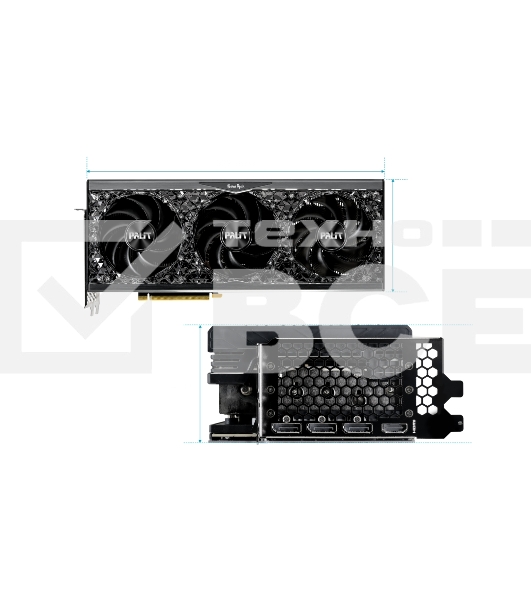 Видеокарта Palit GeForce RTX 4090 GameRock 24Gb 384bit GDDR6X