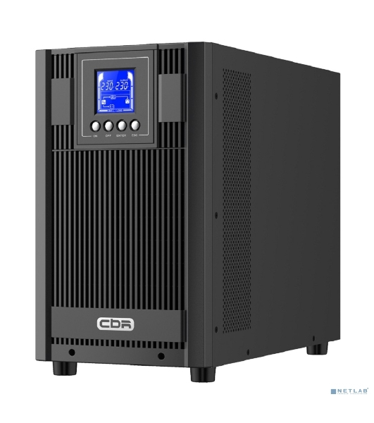 Источник бесперебойного питания CBR ESN-3KT-4F-LCHERSC Online 3000VA/3000W Tower 4 x Schuko + 1 Tb, LCD, HID-USB, RS232, EPO, SNMP slot