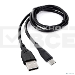 Кабель USB 2.0 Cablexpert CCB-USB2-AMCMO1-1MB, AM/Type-C, издание Classic 0.1, длина 1м, черный, блистер, фото3