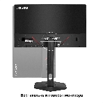 Монитор с аудио 23.8' 100 Гц ExeGate ProSmart EH2400C (IPS LED Grade A+, FHD, 1920x1080@100Гц, 16:9, 250cd/m2, 1000:1, 178°/178°, 3-5ms, audio-out, Speakers, D-Sub, HDMI, DisplayPort, кабель HDMI 1,5м, VESA, регулировка высоты (HAS), регулировка наклона (tilt), поворот экрана (swivel), поворот экрана на 90° (pivot), чёрный), фото8