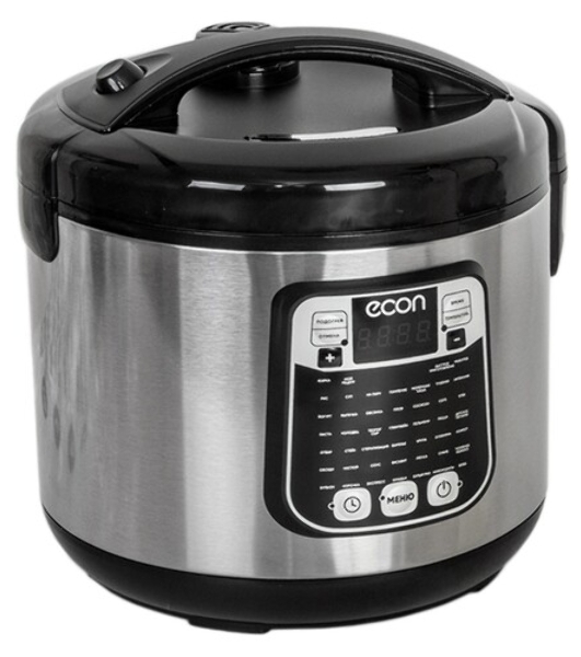Мультиварка ECON ECO-53MC 5 л, 860 Вт, серый с черным