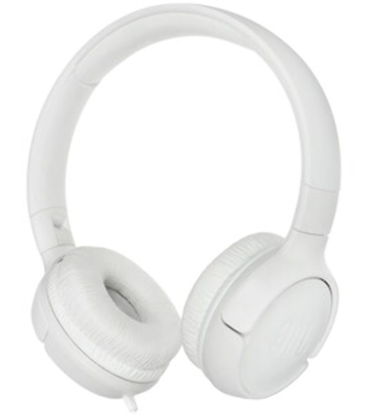 Проводные наушники JBL Tune 500 белый, накладные, Jack 3.5 мм, складная конструкция