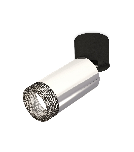 Светильник Ambrella Light XM6325041 PSL/BK/BK серебро полированное/черный/тонированный (A2221, C6325, N6151)