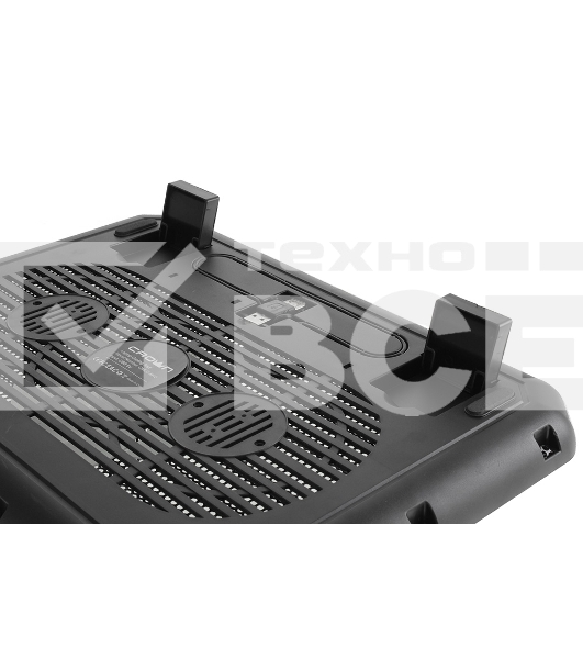 Аксессуар к ноутбуку CROWN Подставка для ноутбука CMLC-M10 черный (Для ноутбуков диагональю до 17”, подсветка, 1*кулер D140*15мм)