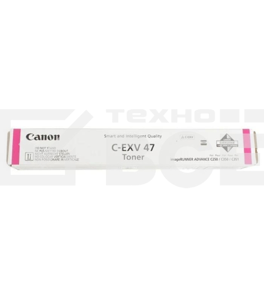 Картридж лазерный Canon C-EXV47M (8518B002) пурпурный (21500 стр) для Canon iR-ADV С351iF/C350i/C250i
