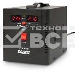 Стабилизатор напряжения Powerman AVS 1500D Black (220В±8% 1500ВА,12А,КПД 98%,циф. индикация вх./вых.), фото4