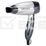 Фен для волос Galaxy Line GL 4305, серебристый с черным, 1400 Вт, 2 скорости потока воздуха, складная ручка, защитная сетка, насадка-концентратор и диффузор в комплекте, подвесная петля, фото15