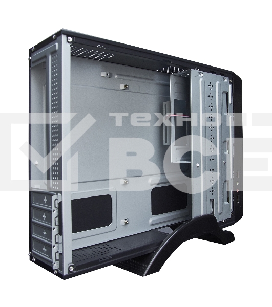 Компьютерный корпус Exegate EX268701RUS MiniITX Exegate MI-209 Black, miniITX/mATX, <M450, 80mm>, 2*USB, Audio
