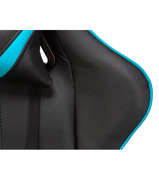 Кресло игровое A4Tech X7 GG-1200 черный/голубой искусственная кожа крестовина пластик