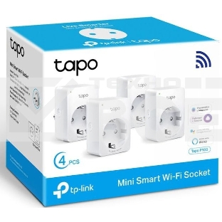 Умная розетка Mini Smart 2.4 GHz Wi-Fi Socket, 4 units, 220-240 V, Max Load 10 A, Bluetooth 4.2 (onboarding only)