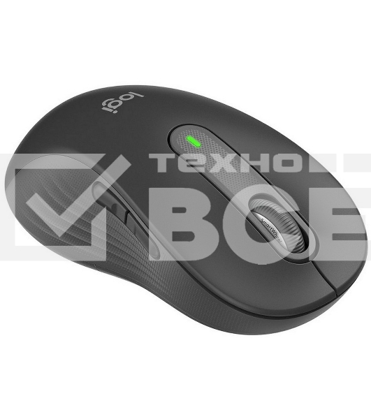 Мышь беспроводная Logitech Signature M650 L LEFT графитовый, 4000 dpi, радиоканал, Bluetooth, USB, кнопки - 5