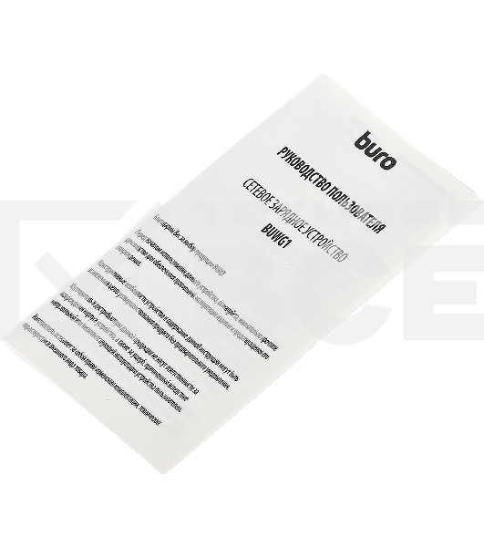 Сетевое зарядное устройство Buro BUWG1 3A QC белый
