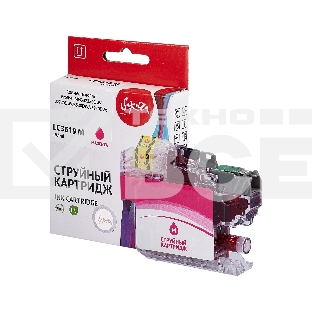 Струйный картридж Sakura LC3619M для Brother, пурпурный, 18,4 мл., 1500 к.