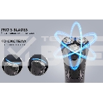Бритва роторная Polaris WaterFlex PMR 0415R реж.эл.:3 питан.:элек.сеть/аккум. черный, фото3