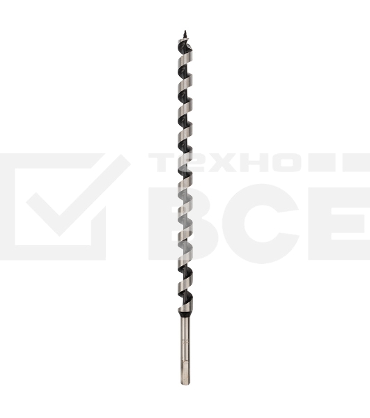 Сверло винтовое по дереву Kranz 20х460 мм, шестигранный хвостовик