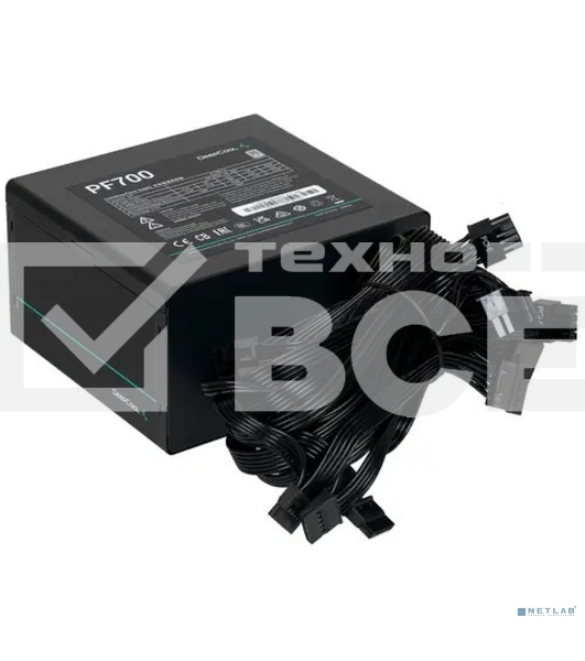 Блок питания Deepcool / GamerStorm PF700, 700Вт, 80 PLUS, 120мм, черный