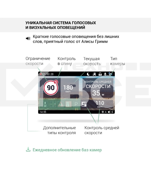 Видеорегистратор ROADGID CityGo 3 Wi-Fi AI,черный