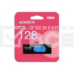 Флеш диск 128GB A-DATA UV320, USB 3.2, черный/голубой, фото8
