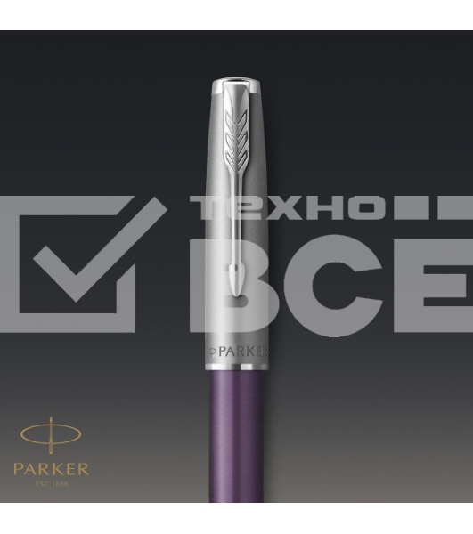 Ручка перьевая Parker Sonnet Essentials SB F545 (CW2169366) LaqViolet CT F сталь нержавеющая подар.кор.