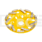 Чашка алмазная шлифовальная Kranz Турбо-сегмент, 125х22,2мм, фото 1