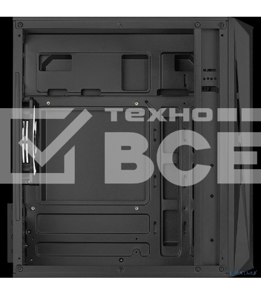 Компьютерный корпус Aerocool/Formula CS-107 черный без БП mATX 1x120мм 1xUSB 2.0 1xUSB 3.0 audio