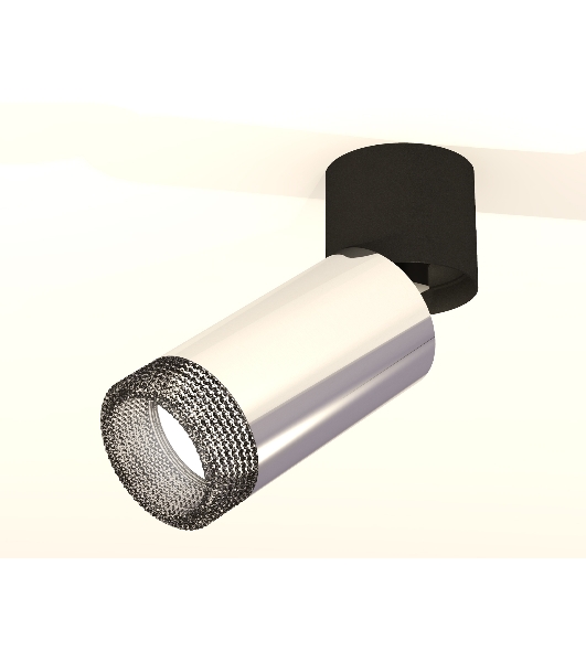 Светильник Ambrella Light XM6325041 PSL/BK/BK серебро полированное/черный/тонированный (A2221, C6325, N6151)