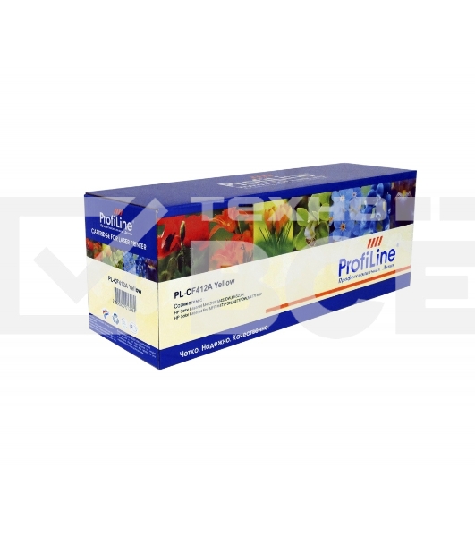 Картридж лазерный PL-CF412A №410A для принтеров HP LaserJet Pro M477/M452 Yellow 2300 копий ProfiLine
