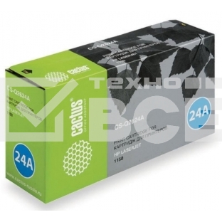 Картридж лазерный Cactus CS-Q2624A черный (2500 стр.) для HP LaserJet 1150
