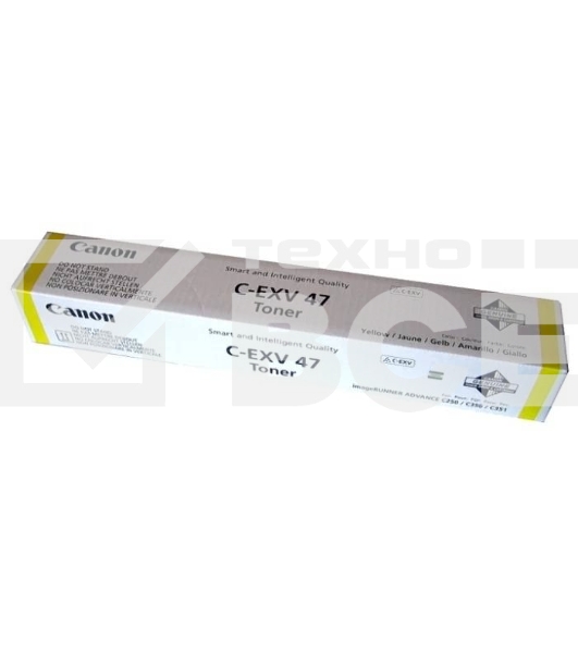 Картридж лазерный Canon C-EXV47Y 8519B002 желтый для iR-ADV С351iF/C350i/C250i