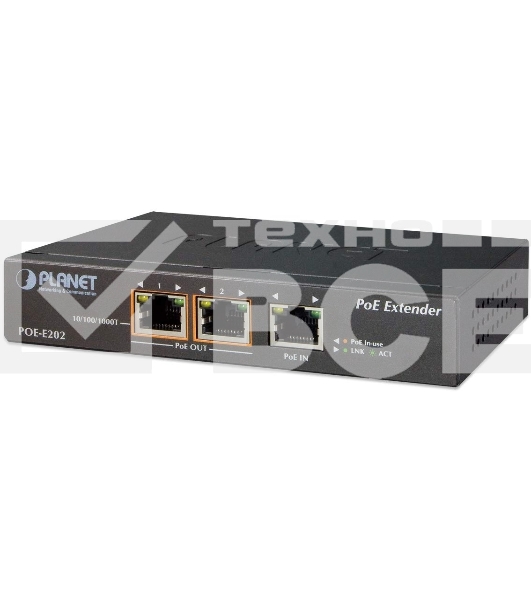 POE-E202 PoE расширитель 1-Port 802.3at PoE+ to 2-Port 802.3af/at Gigabit PoE Extender