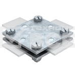 Соединитель крест. полоса-полоса 40мм 256 A-DIN 40 FT OBO 5314666, фото3