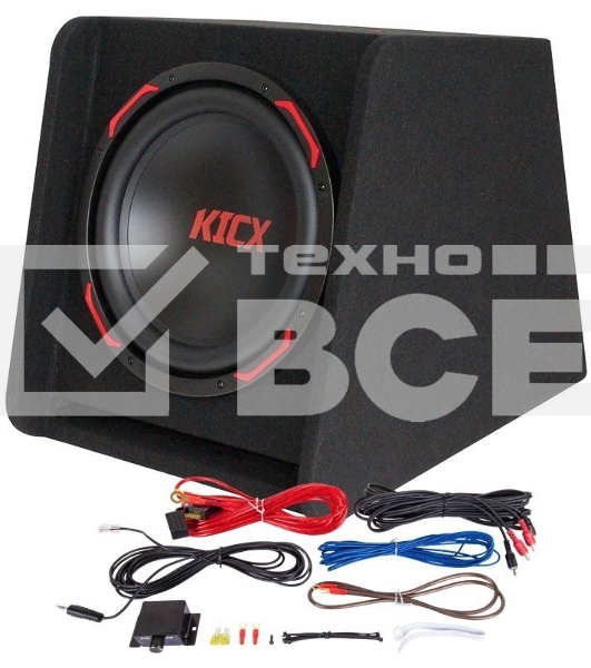 Сабвуфер автомобильный Kicx GT305BPA 350Вт активный (30см/12