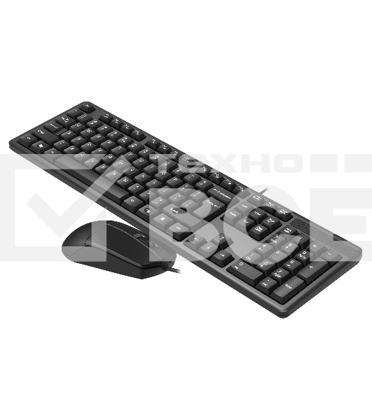 Клавиатура + мышь A4Tech KK-3330 клав:черный мышь:черный USB